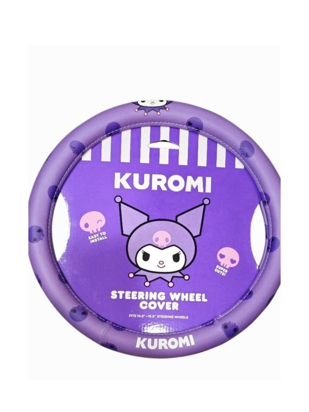 Sanrio Kuromi Purple Steering Wheel Cover